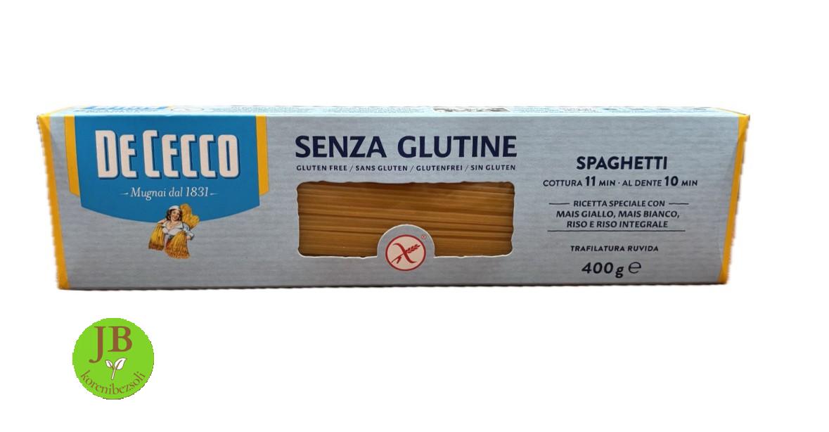DE CECCO - bezlepkové spaghetti 400 gr